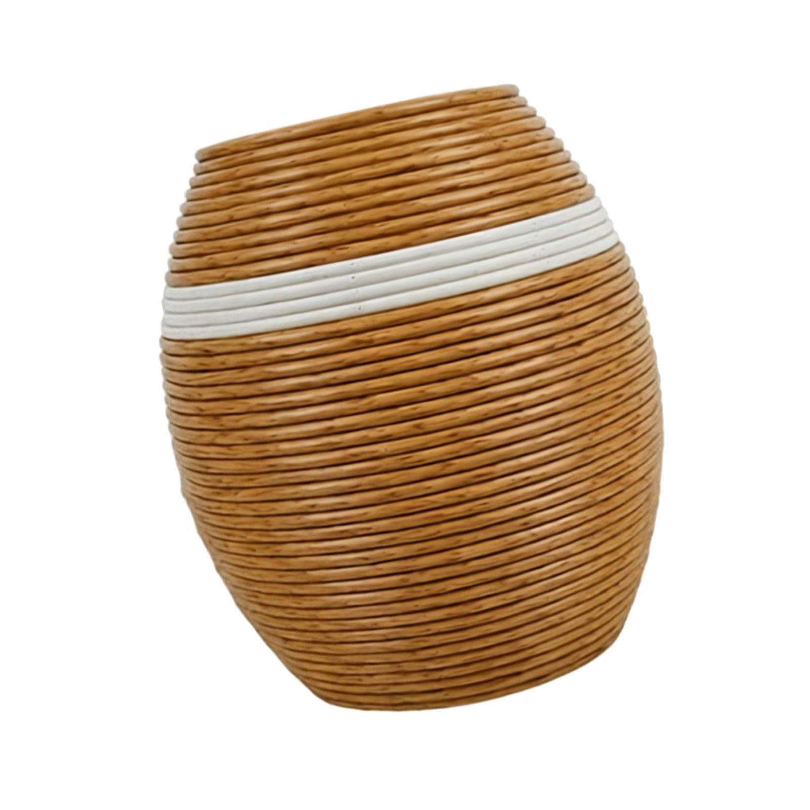 Our Fave 252C Rattan Vases Decorative Vases Woven Vase Table Centerpieces Rustics Farmhouses Home Decors Dried Flower Vase Woven Flower