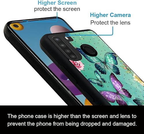 Miniatura 4 de DAIZAG Funda compatible con Samsung Galaxy A21, protección completa, a prueba de golpes, antiarañazos, funda de poliuretano termoplástico para