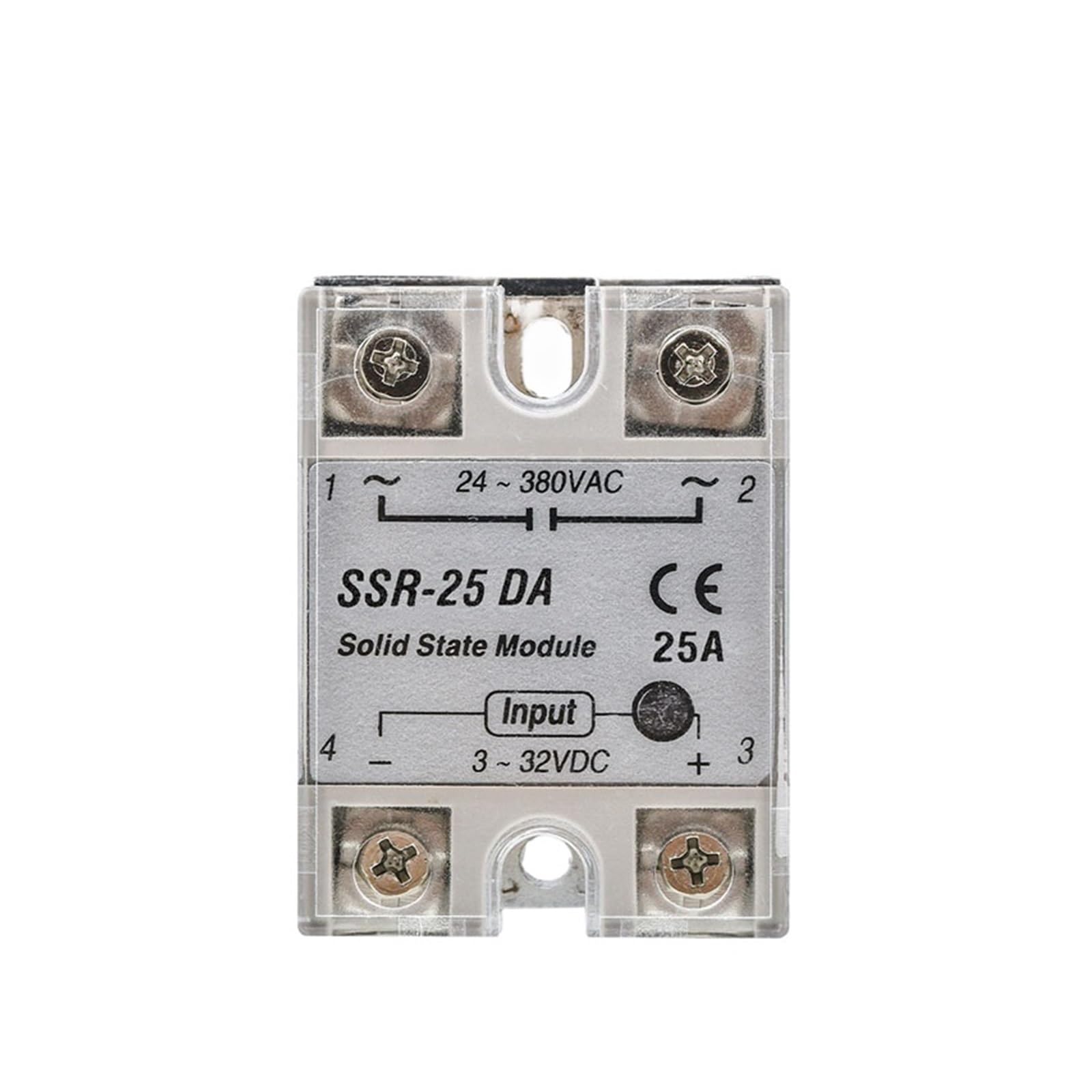 BALYDLUL Solid State Relay SSR-40DA 40DD 40AA AC 10A 25A 40A 60A 80A 100A Module Relay(AA,SSR-10A)