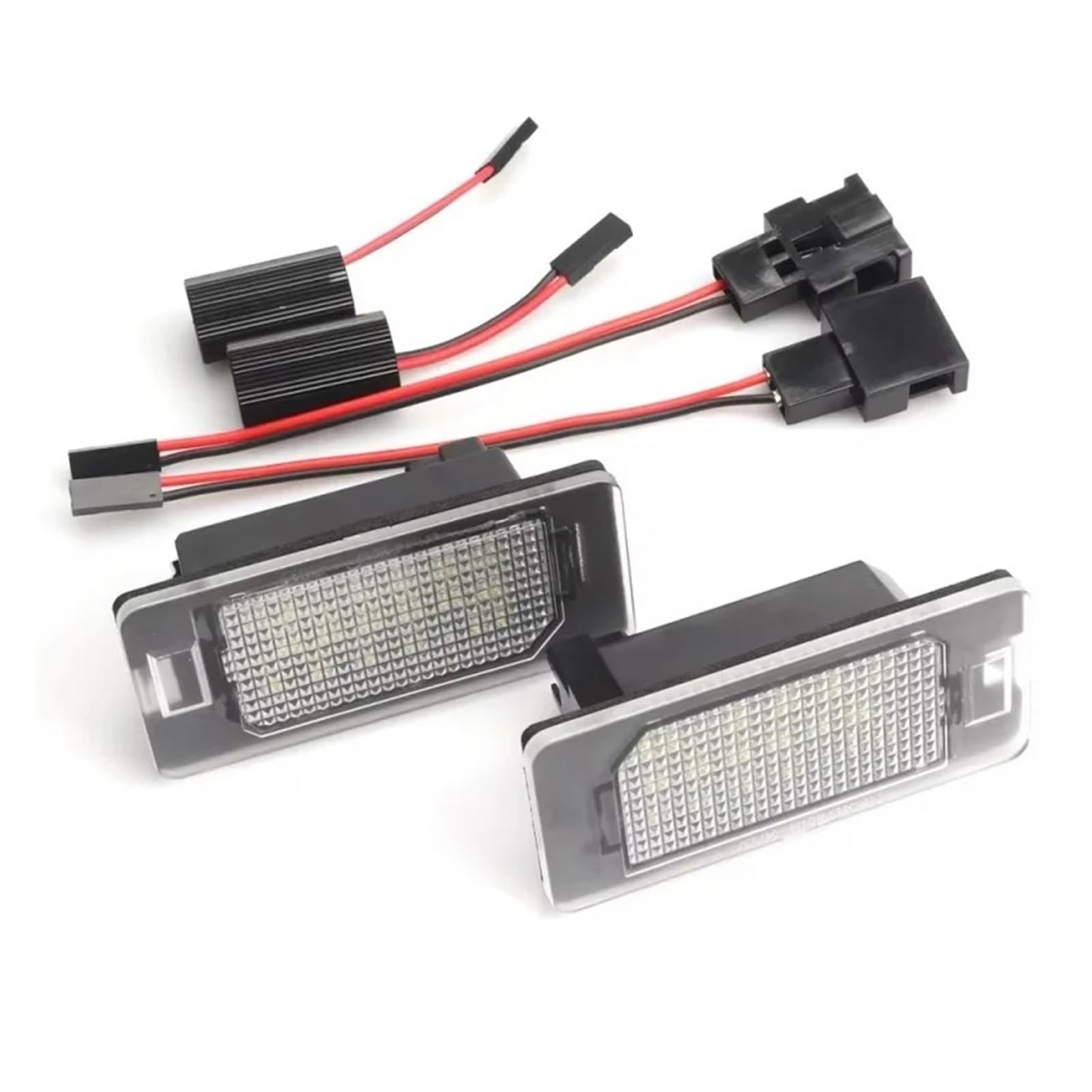 Luci Targa Per Skoda Per Rapid Per Yeti Per Octavia 3 Per Superb B6 Per Fabia 2 Pezzi 6000 K Bianco Auto Led Luci Targa Numero Lampade