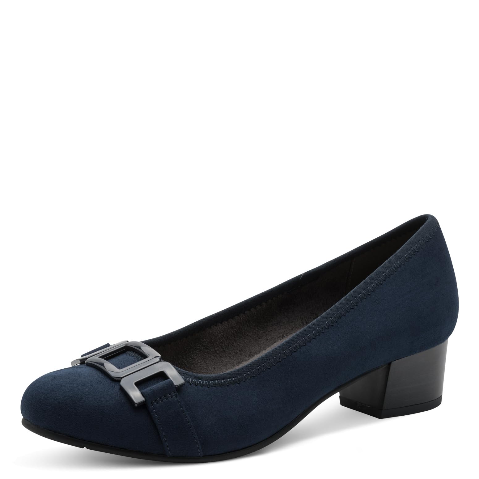 Jana Women's Damen Pumps Vegan 8-22369-45, Navy, 7.5 UK
