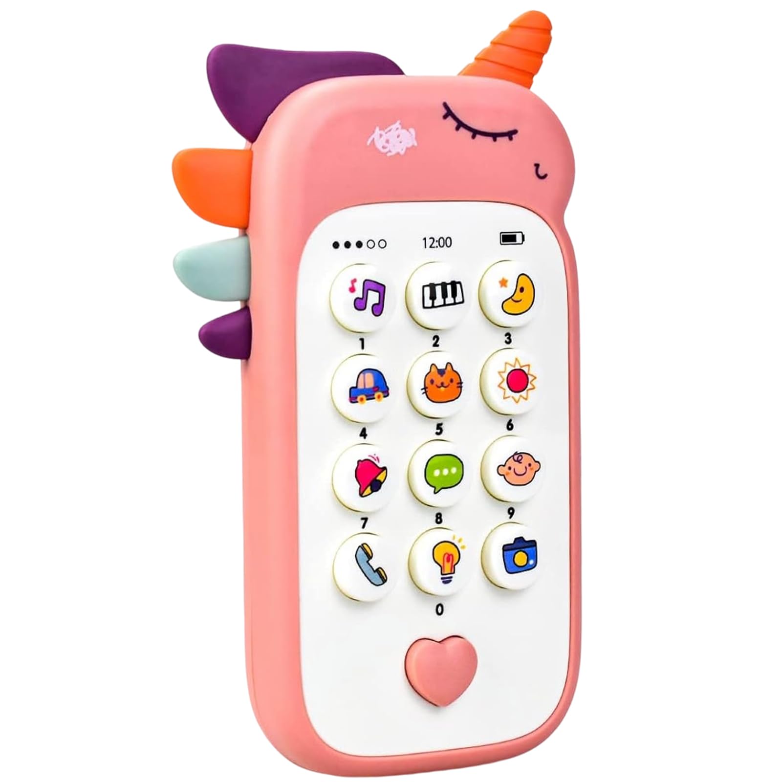 Toy Phone Baby Play Phone Mobile Toy Phone for 1-3 Year Old Boys Girls