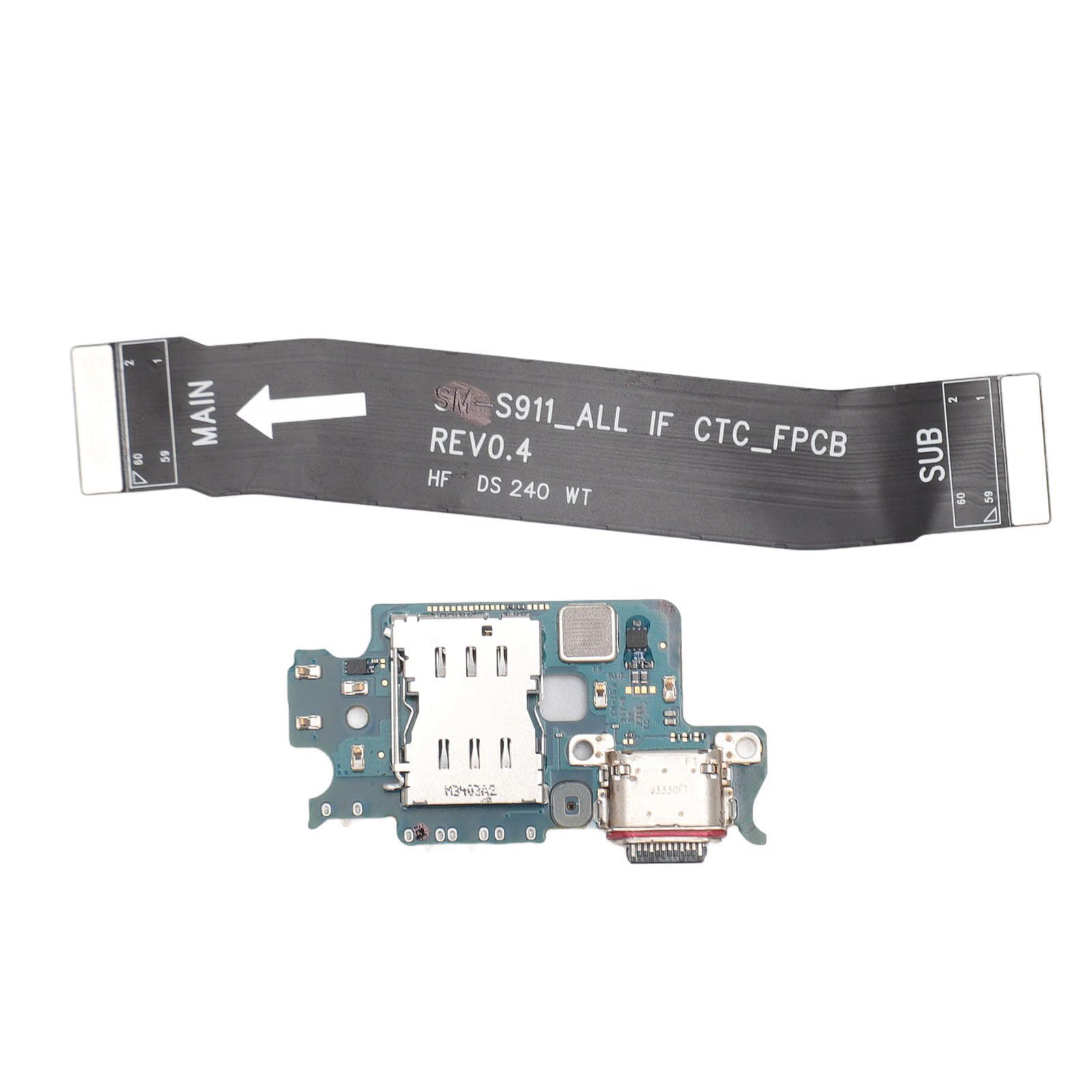 S23 SM S911U USB C Porta di Ricarica Cavo Flex Sostituzione