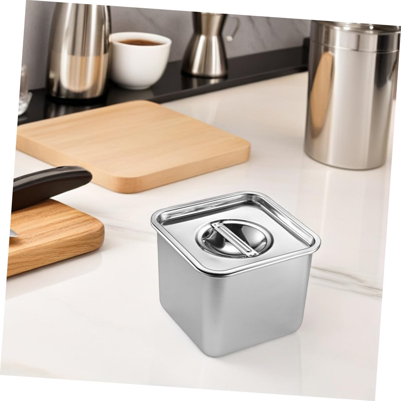 ERINGOGO Multi-use 2-piece Stainless Steel Frying Pan Set Lid 18cm for Buffet Parties Canteens and Commercial Catering