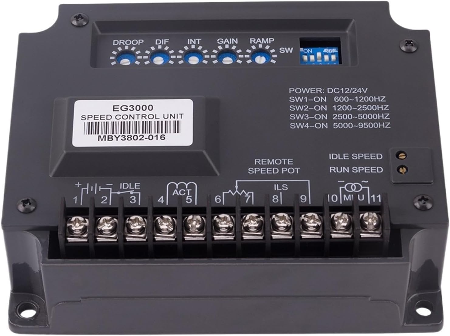 EG3000 EG2000 Generator Engine Governor Speed Controller Module Regulator Electronic Control Panel Brushless Genset Spare Parts(Common EG2000)