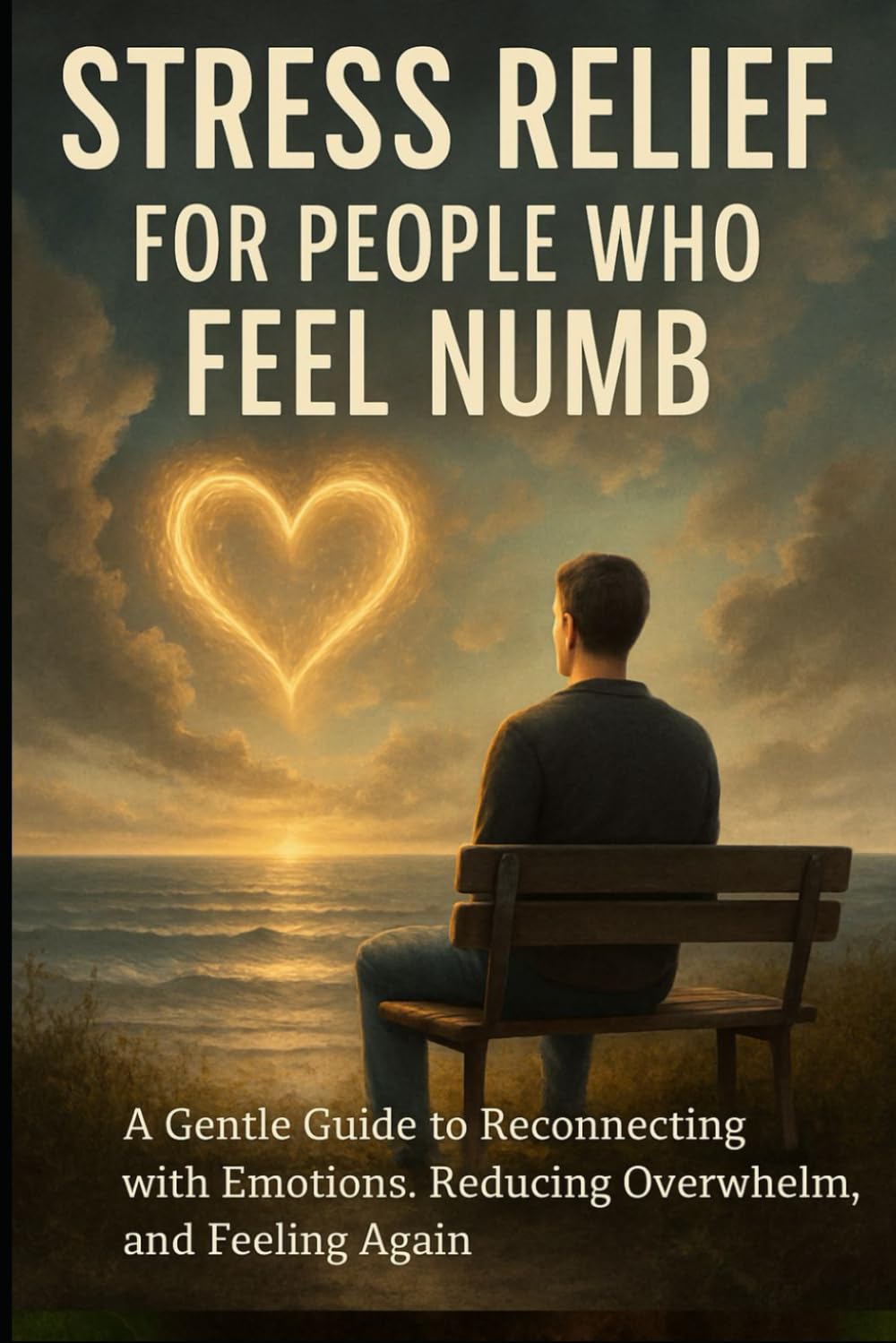 Stress Relief for People Who Feel Numb: A Gentle Guide to Reconnecting with Emotions, Reducing Overwhelm, and Feeling Again