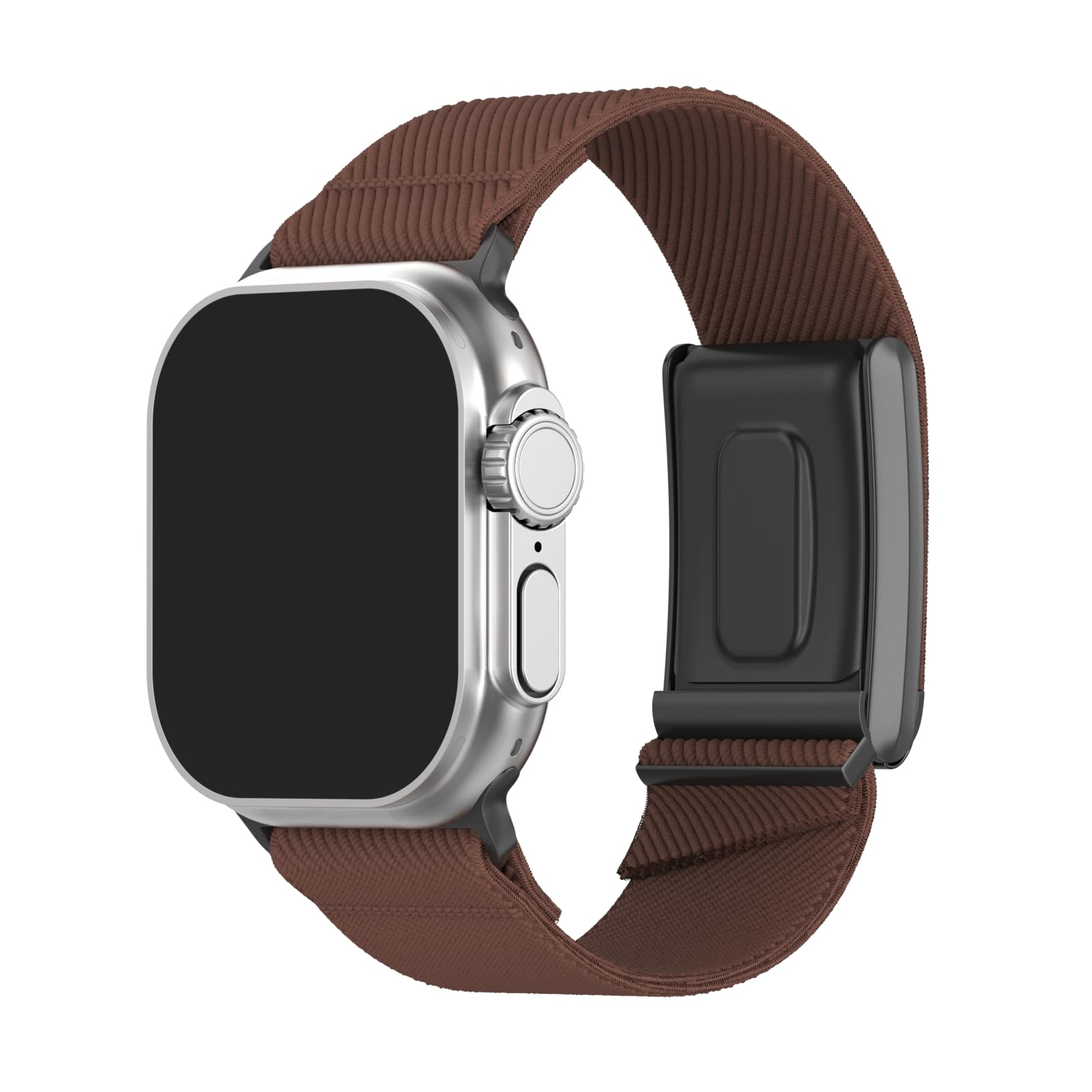 Nylon Hybrid Strap Compatible with Apple Watch + Whoop 4.0, Odor Resistant and Breathable Nylon band