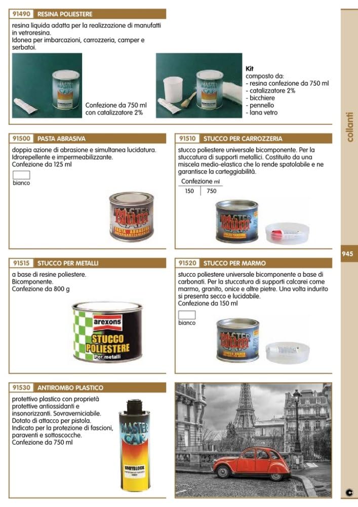 12PZ PASTA ABRASIVA KEMIPOL ML.125 Nextradeitalia