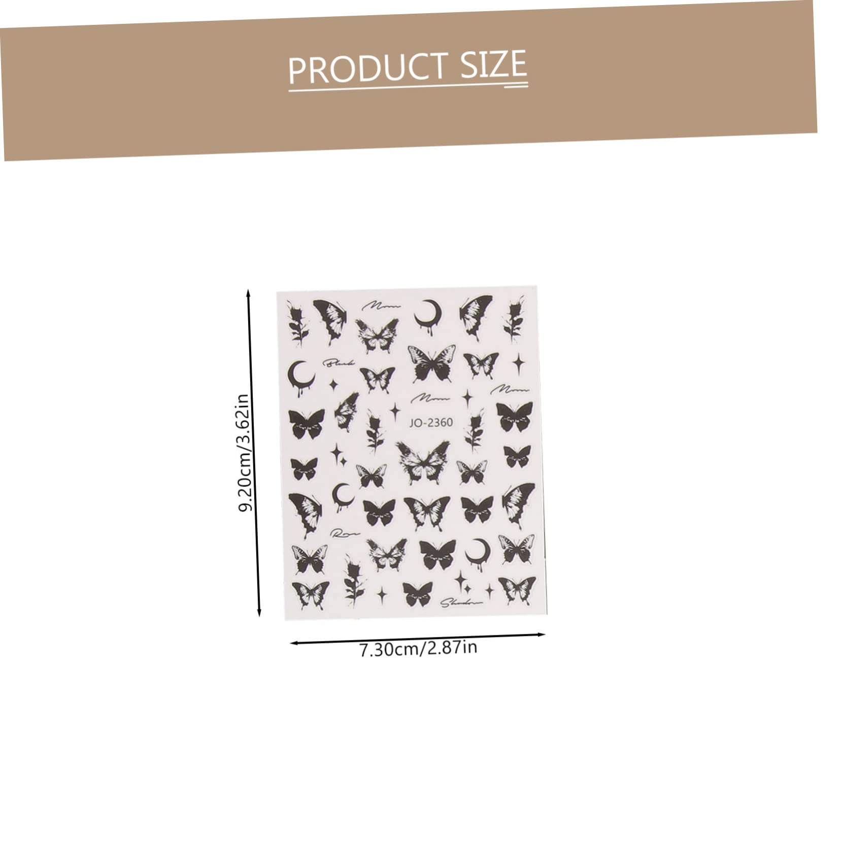 60fogli Adesivi Per Unghie Decorative Nail Stickers Autoadesivi Per Manicure Per Speciali e Estive