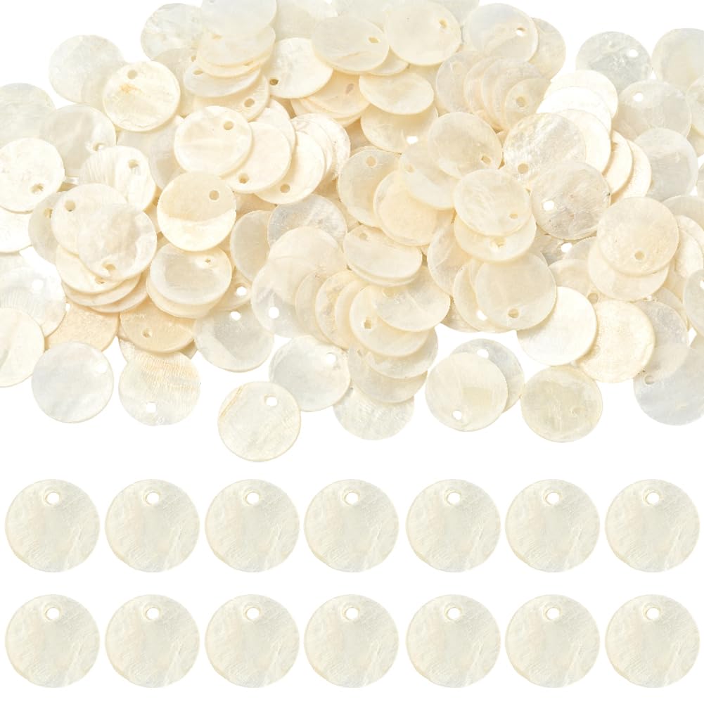 Pendentifs en Nacre Capiz Légers pour Créations de Bijoux d'Été sans Effort