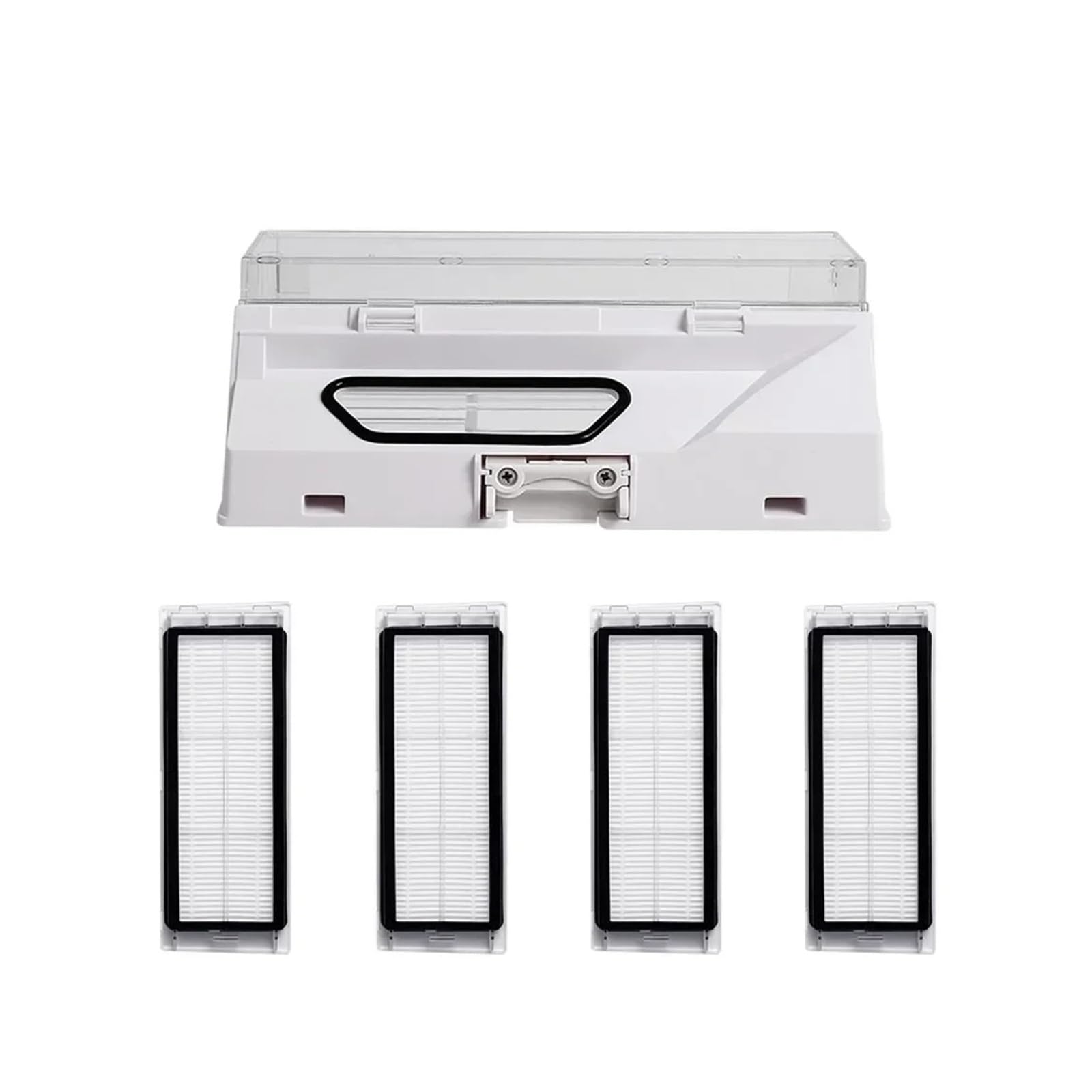 Compatible con Robot Aspirador S5 S6 S50 S51 S52 S55 T4 T6, Caja de Polvo, Accesorios Filtro Hepa(5pcs Set)