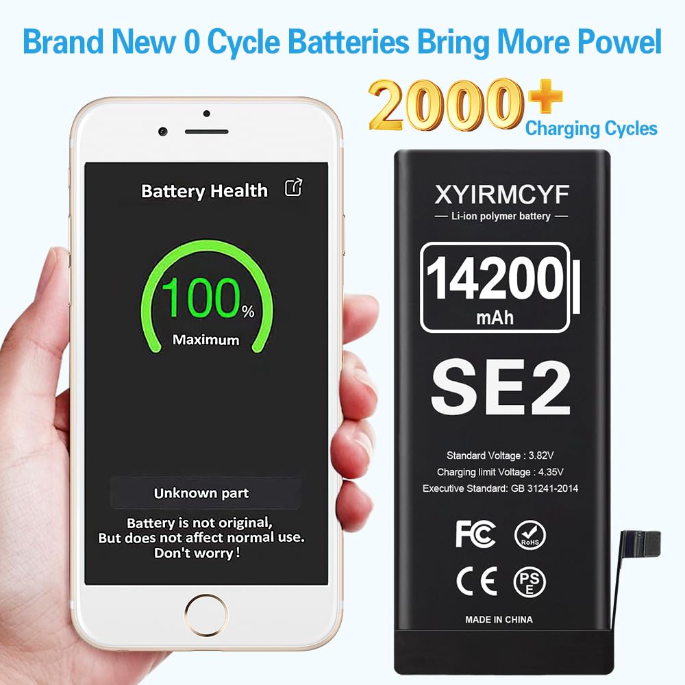Amazon.com: XYIRMCYF 14200mAh Super Capacity Battery Compatible