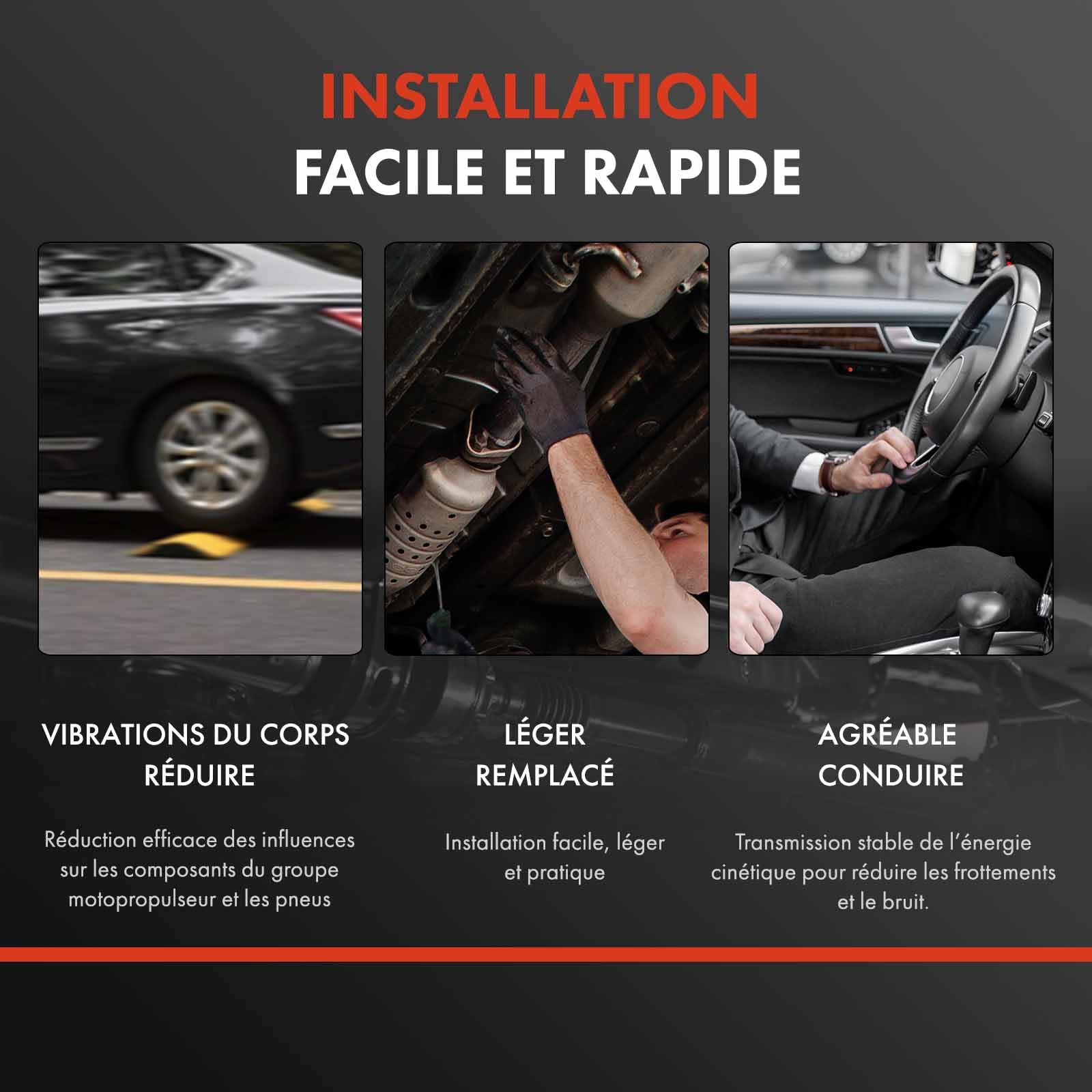 Frankberg Arbre de Cardan Arrière Compatible avec Sorento I JC 2.5 CRDi 4WD 2.5 CRDi 2002-2011 Remplacer# 49100-3E300