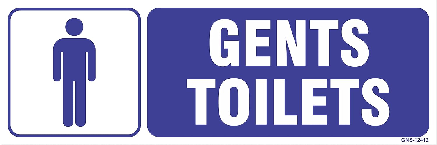 Amazing sign Gents Toilet Sign Board Amazon.in Office Products