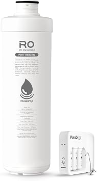 PureDrop PDR-100MRO 100GPD RO Membrane Reverse Osmosis Replacement Water Filter for PDR-100RO Tankless Reverse Osmosis Water Filtration System