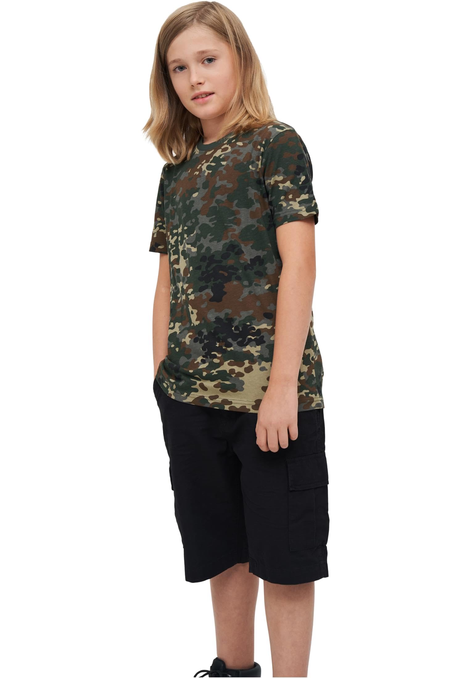 Brandit Kids T-Shirt, color: flecktarn, size: S 122