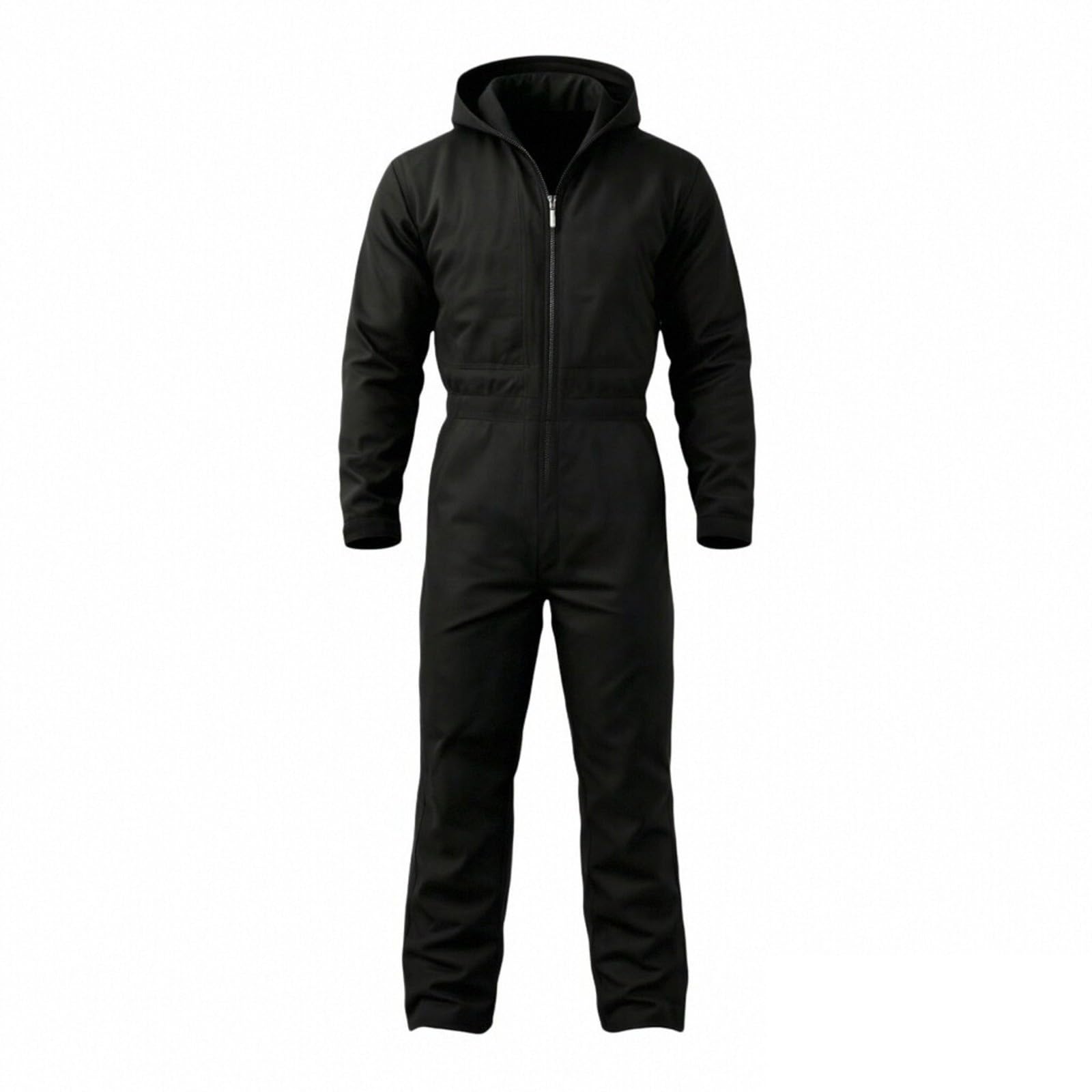 Tuta Sportiva Completa Uomo Due Pezzi Felpa Con Cappuccio Mezza Zip | Jogger Cargo Elastici in Vita Tessuto Resistente All’Usura Ideale per Allenamenti Casa Uscite Con Amici