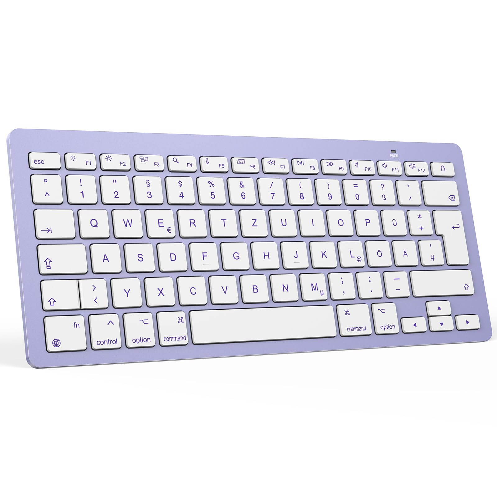 OMOTON Bluetooth Tastatur für Mac,Kompakte kabellose Mac Tastatur kompatibel mit MacBook Pro/Air, iMac, iMac Pro/mini,Ultra-dünn, QWERTZ DE-Layout,Llia