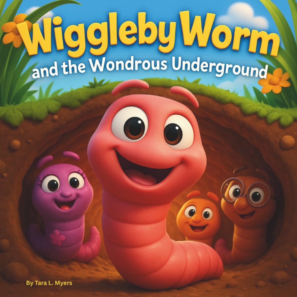 Wiggleby Worm and the Wondrous Underground: Children's Storybooks| | A Rhyming Adventure Beneath the Busy Backyard| Adventure| Bugs| Worms| Nursery ... 30 Pages| Size 8.5 x 8.5 (Childrens Books)