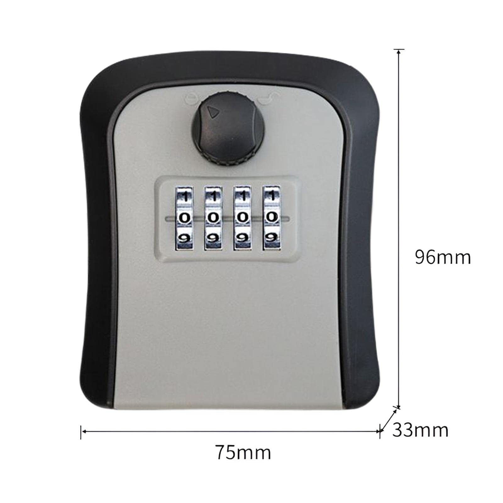 STYLEHEAVEN Outdoor Key Storage Lock Box 4 Digit Wall Mounted for Garden Indoor Home Gray|Home & Garden | Home Dacor | Other Home Dacor 2