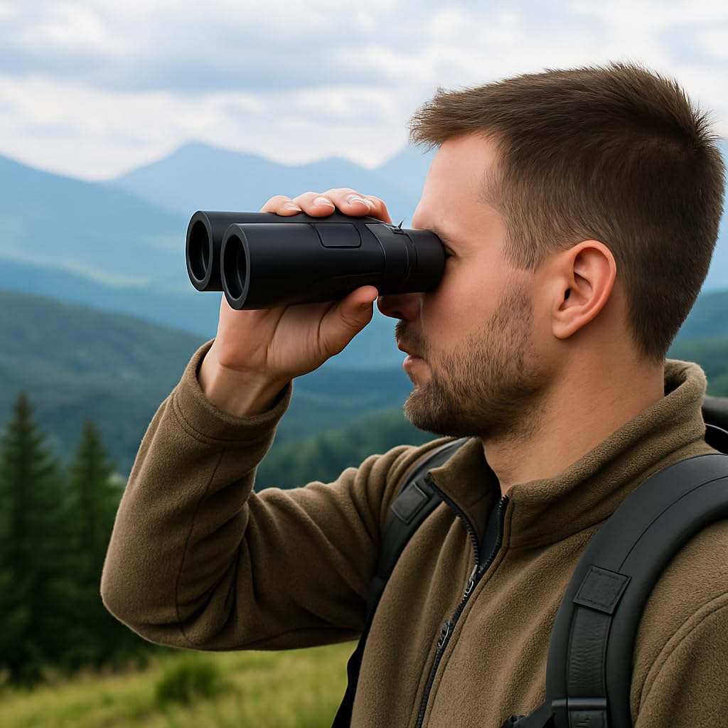 Bigfish Prismáticos StormView BAK4 Prisma para Adultos, compactos y potentes, con Gran Campo de visión, Ideales para observación de Aves, Senderismo, Caza y Viajes