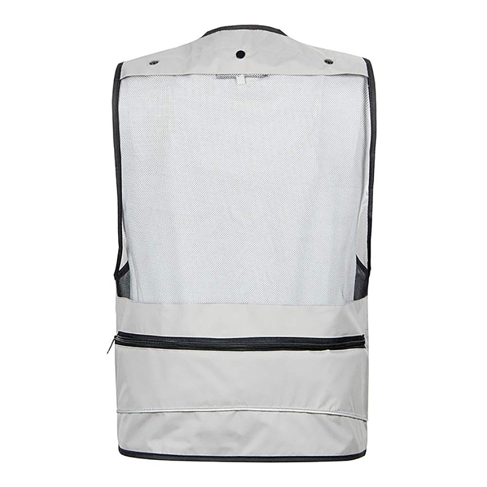 G&F Unisex kamizelka wędkarska wielofunkcyjna torba na kemping, polowanie, wędrówki, gilet, kamizelka breath fotografia, topy XL-5XL (kolor: szary, rozmiar: 4XL)