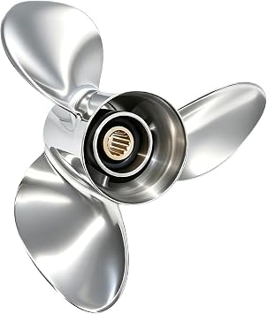 Stainless Steel Boat Propeller 15 Spline for Suzuki 50-140 HP Outboard | 14x15 14x17 14x19 14x21 14x23 SS Boat Motor Prop, Fit 4-Stoke DF 50AV 60AV 70A 80A 90 90A 100A 100B 100 115 115A 140A 140 HP
