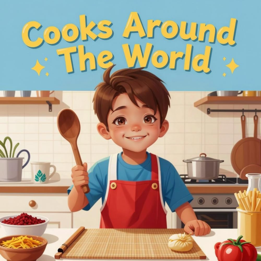 Cooks Around The World: children's book exploring food from different cultures and countries, a learning experience, a calming and relaxing story, ages 3-13 (Cultural Appreciation)