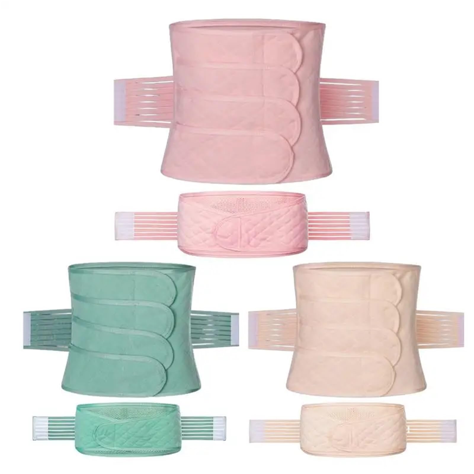 Guaina Post Parto Fascia Addominale Post-Partum, Cintura pelvica, Modellante for Il Corpo, Fascia Post-Partum, Fascia for la maternità, Forniture(Green,XL)
