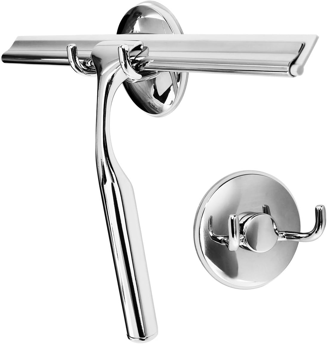 Livememory Shower Squeegee Window Squeegee Suction Cup Squeegees for Bathroom Mirror Wiper, Glass Door Cleaning