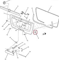 Vista 5 de Rexka Clip de retención para panel de moldura de puerta, 10 Uds. 11519032 para camionetas GM Chevy Buick GMC Hummer Nylon negro