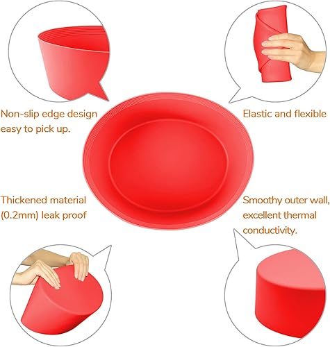 Miniatura 4 de Forros de olla de cocción lenta para olla ovalada Crock-Pot de 7 a 8 cuartos de galón, forros y bolsas reutilizables de gran tamaño, aptos para