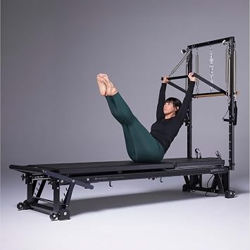 مجموعة Merrithew V2 Max PlusTM Reformer (أسود نفاث)