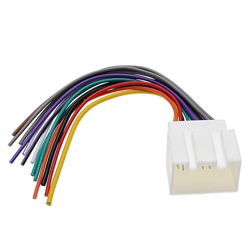 Reemplazo del conector del arnés de cableado de la radio del coche compatible con Ford F150/F250/F350/F450/F550 Adaptador de arnés estéreo