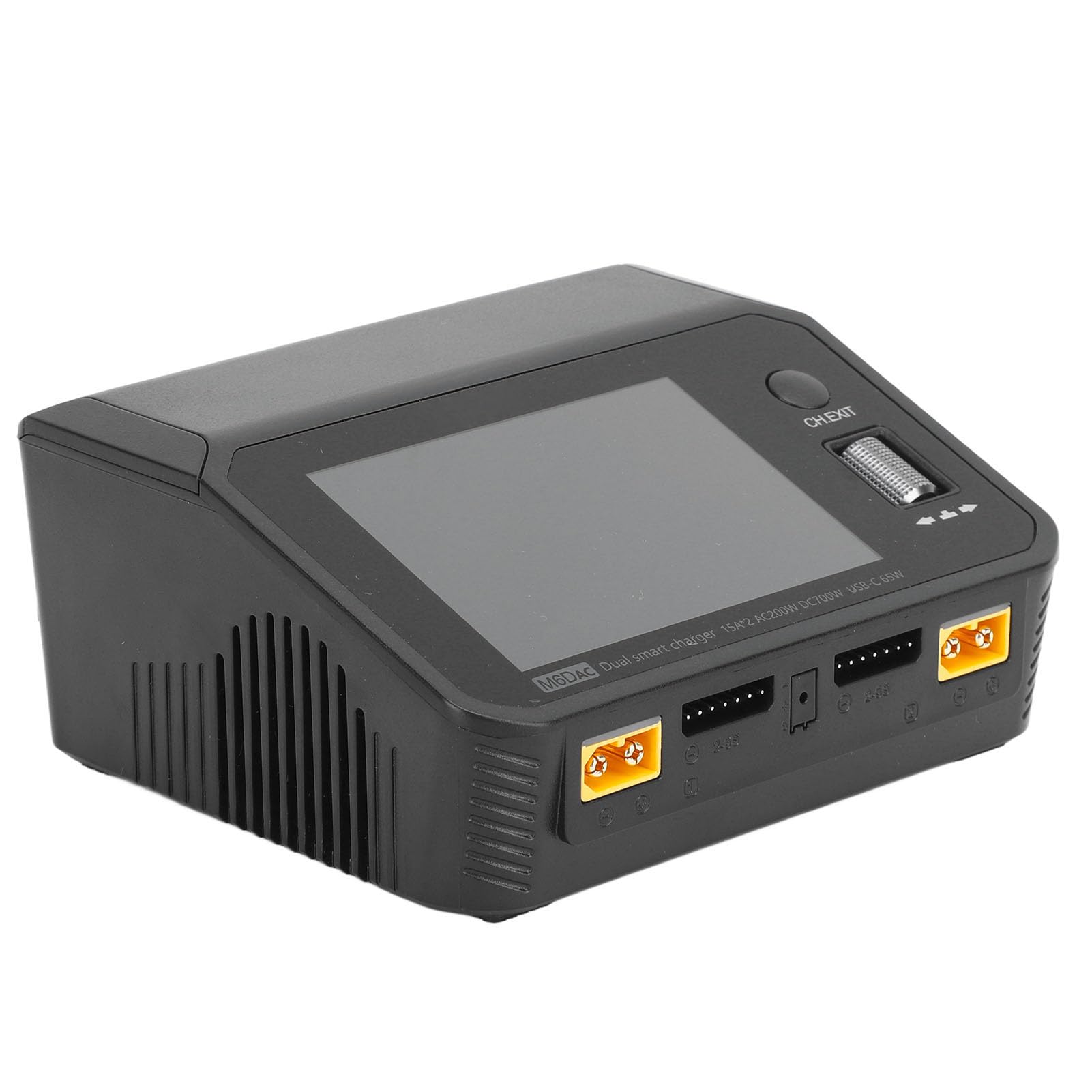 Naroote Caricatore della Batteria Dal Litio da 1 a 6s, Caricatore della Batteria Lipo 65W Carica Rapida per la LTO NIMH (Plug dell'UE 100-240 V.)