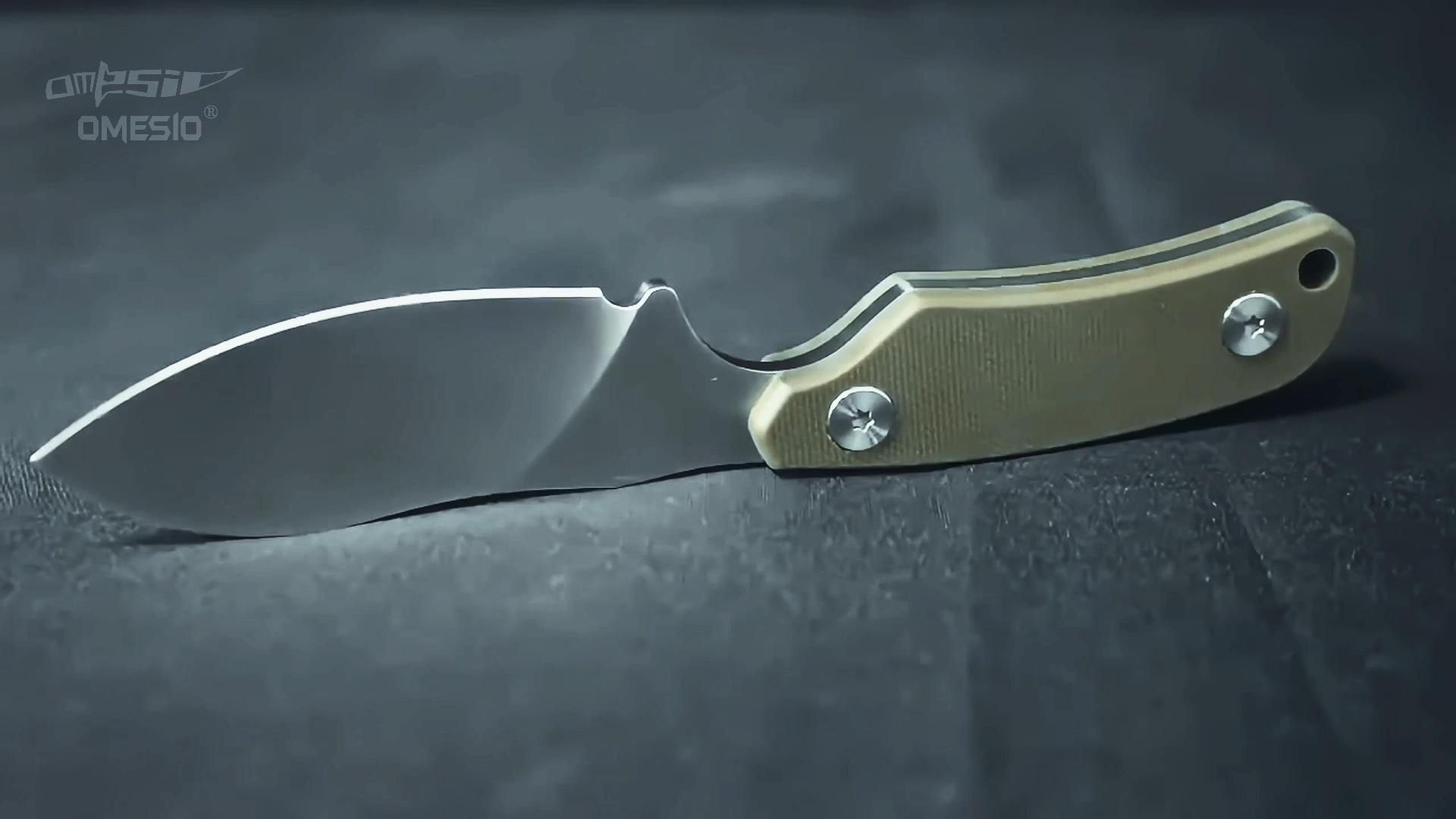 Amazon.com : Omesio Neck Knife, Full Tang EDC Knife Necklace for