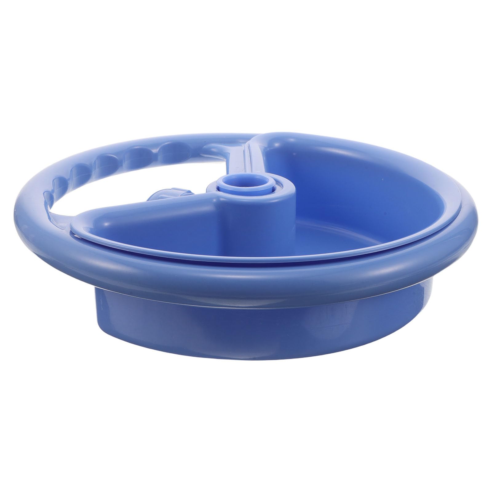 YARNOW Plato de almacenamiento redondo para soporte de goteo, bandeja azul | Accesorios para soporte de goteo, bandeja de almacenamiento para soporte de suero intravenoso, bandeja portátil para goteo