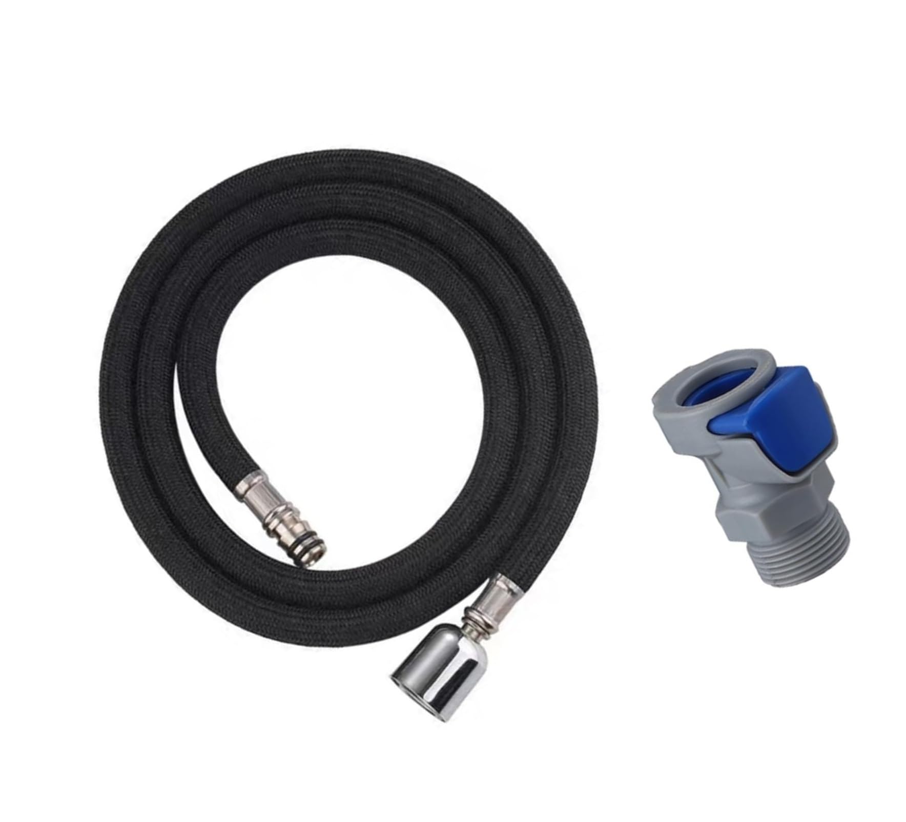 Manguera retráctil para grifo de cocina, manguera de pulverización de desconexión rápida con cabezal de ducha extensible para grifos de fregadero, pieza de repuesto para un uso fácil
