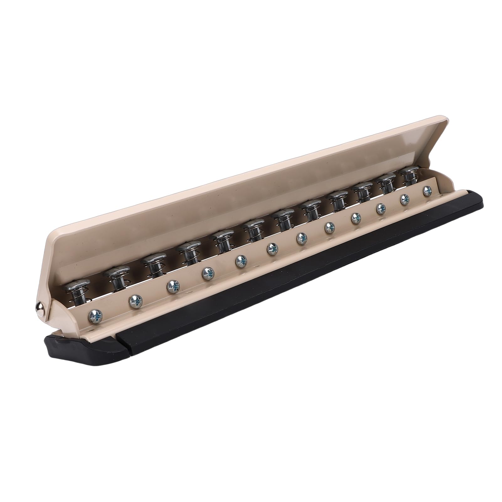 Perforatore Discbound Pratico Perforatore a Forma di Fungo a 12 Fori per Agende e Quaderni, Design Robusto e Salva-lavoro per Studenti e Uso in Ufficio, Realizzato in Plastica e Metallo