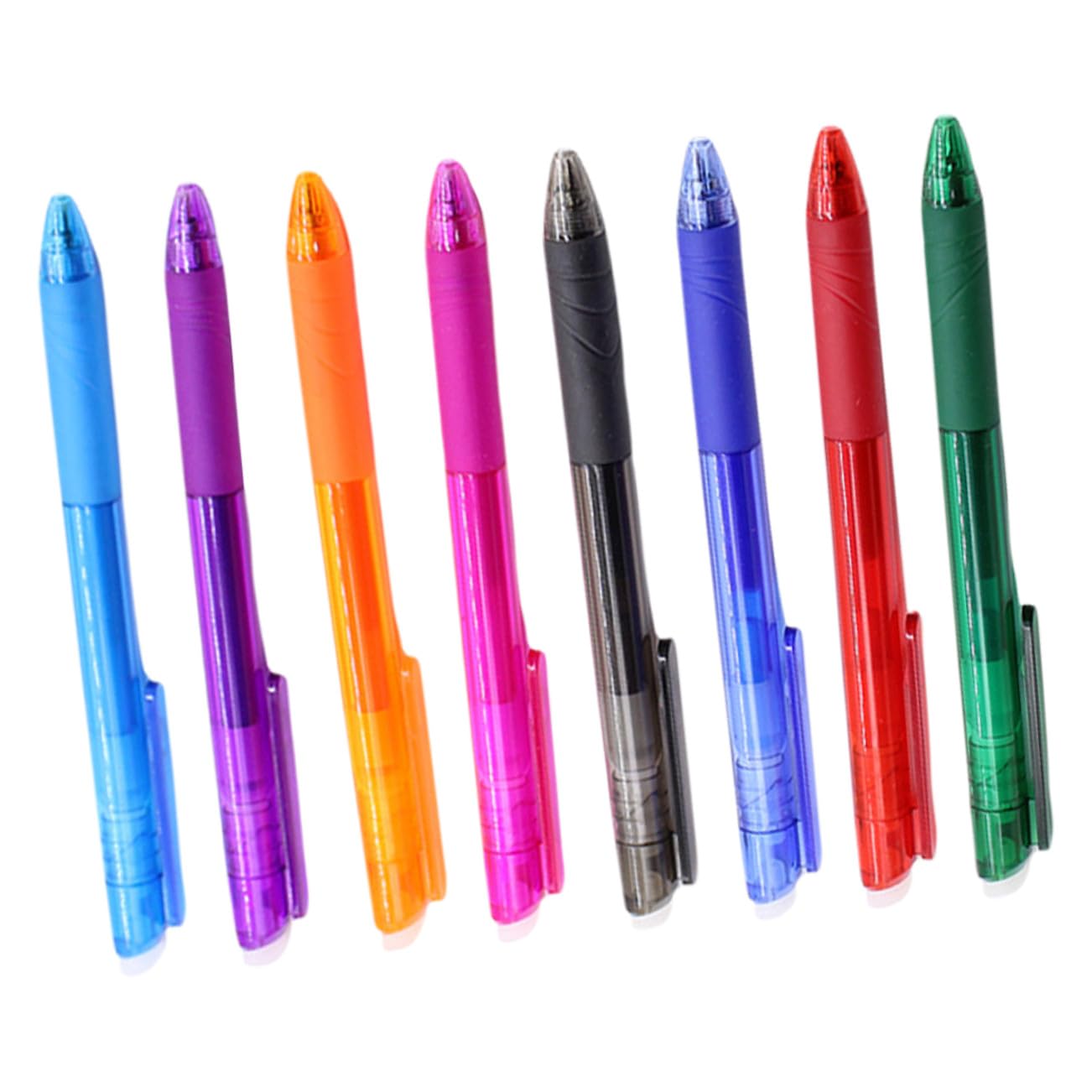 32 Pièces Stylos à Encre Gel Effaçables Lot de pour Étudiants Pointe Fine pour École et Bureau Stylo Bille Réécrivable sans Trace