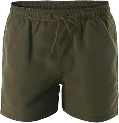 Bermuda Da Mare Uomo Fluo – Pantaloncini Costume In Poliestere, Arancione, Taglie S-XXL, Asciugatura Rapida - 3