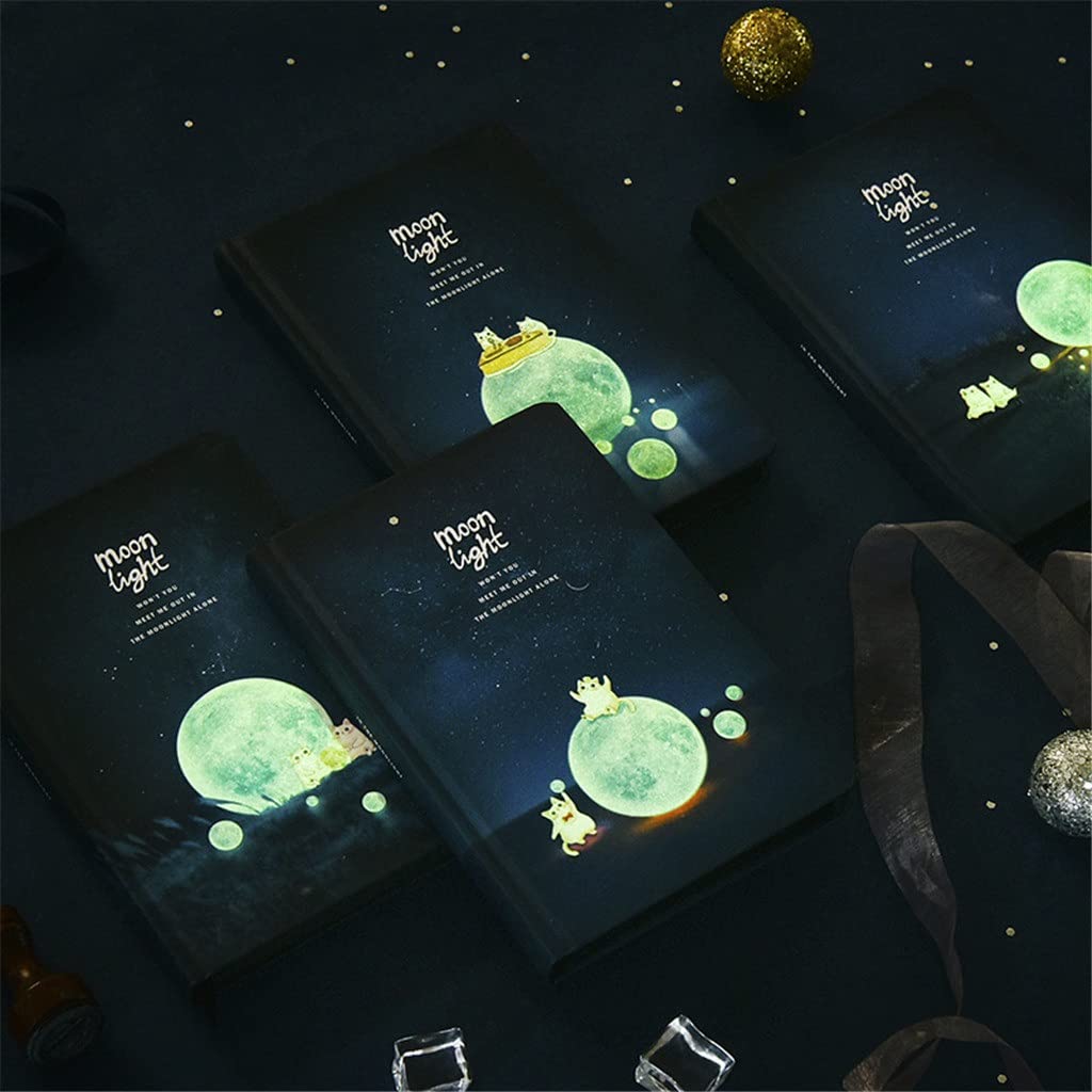Couverture des papiers noirs Sketchbook Notebook Journal Diary Blank Notepad Stationery Gift (Color : C, Size : 128 * 188mm)