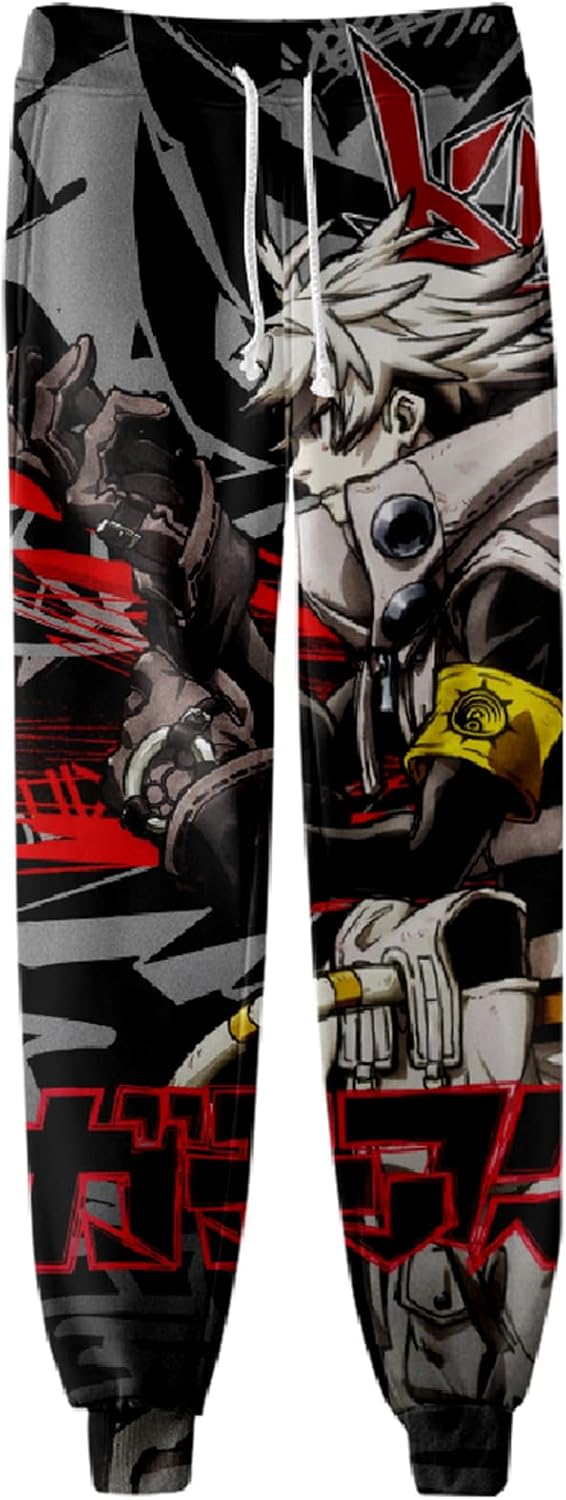 Anime Gachiakuta Pants Trousers Gym Joggers Drawstring Sports Sweatpants