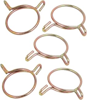 Aexit Braçadeira de grampo de mola de tubo de mangueira de tubulação de combustível de 5 unidades de 40 mm para motocicleta scooter ATV