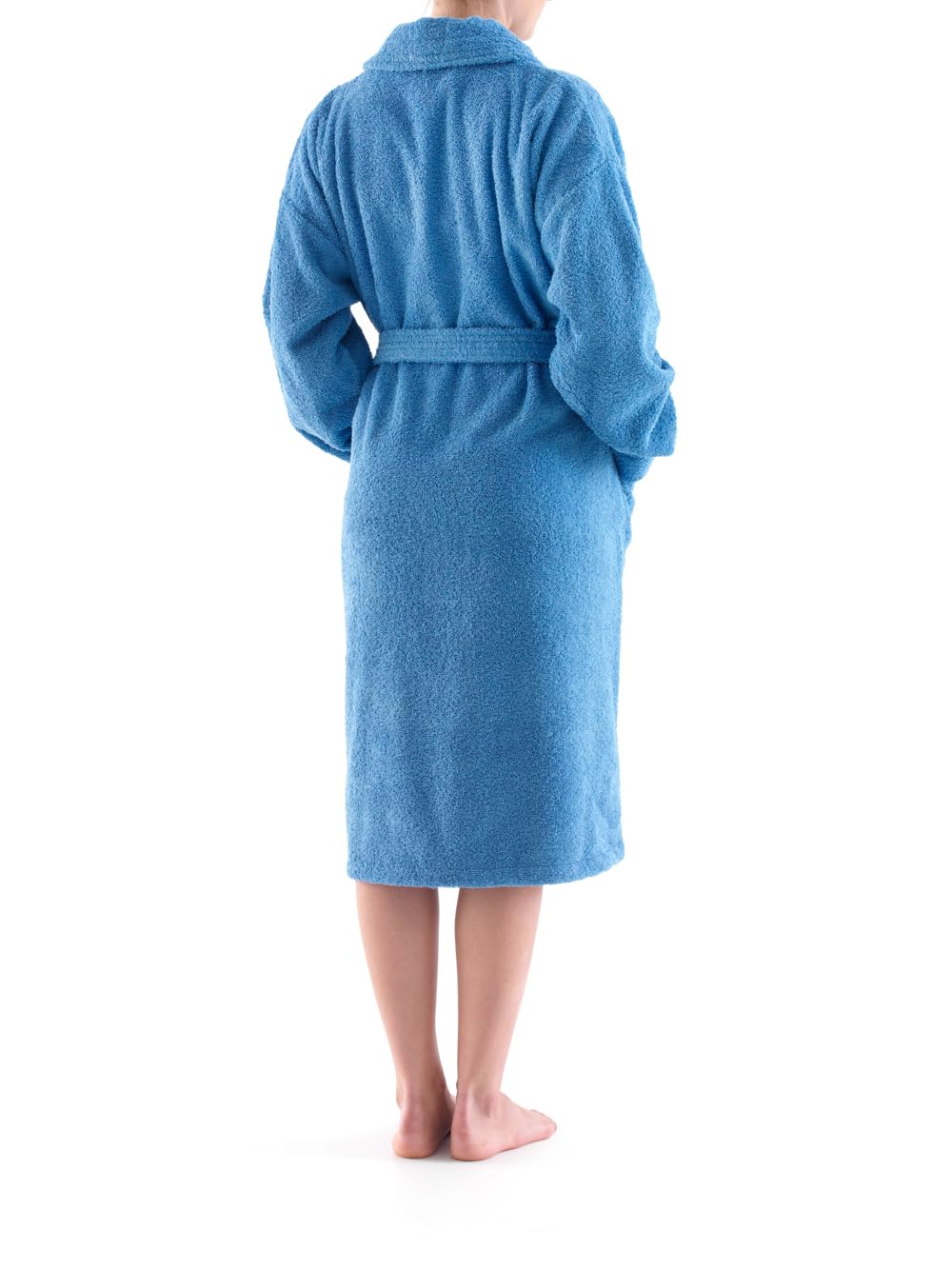 Top Towel - Elegant - Albornoz Sin Capucha para Mujer y Hombre 100% Algodón, 500 g/m² - Suave y Absorbente para Ducha, Spa y Piscina