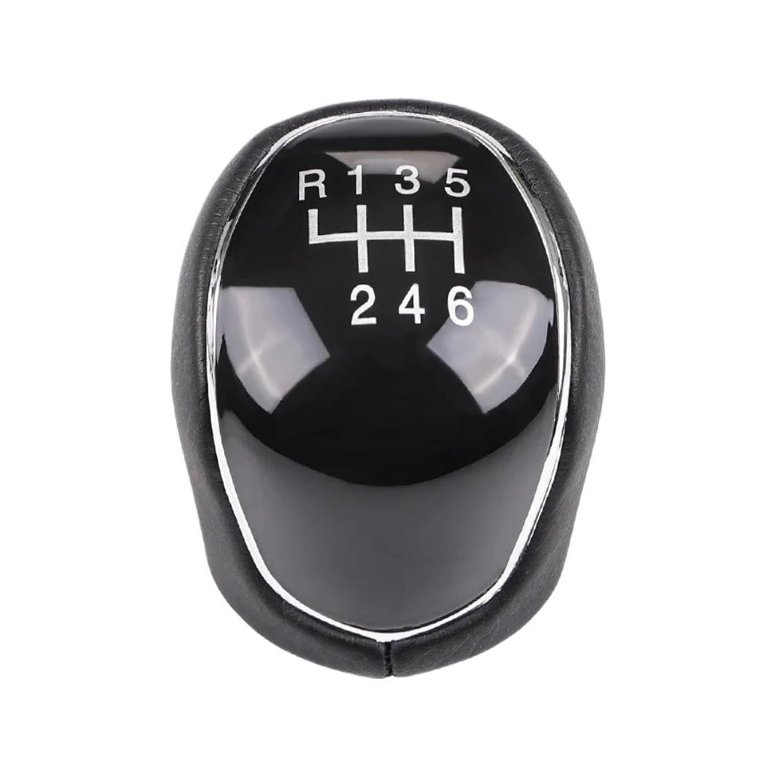 Htvtkrfgrl A-6 Speed Knob Only Gear Knob Manual Style For Mondeo Mk4 For Focus Mk2 5-Speed / 6-Speed Gear Shift(A-6 Speed)