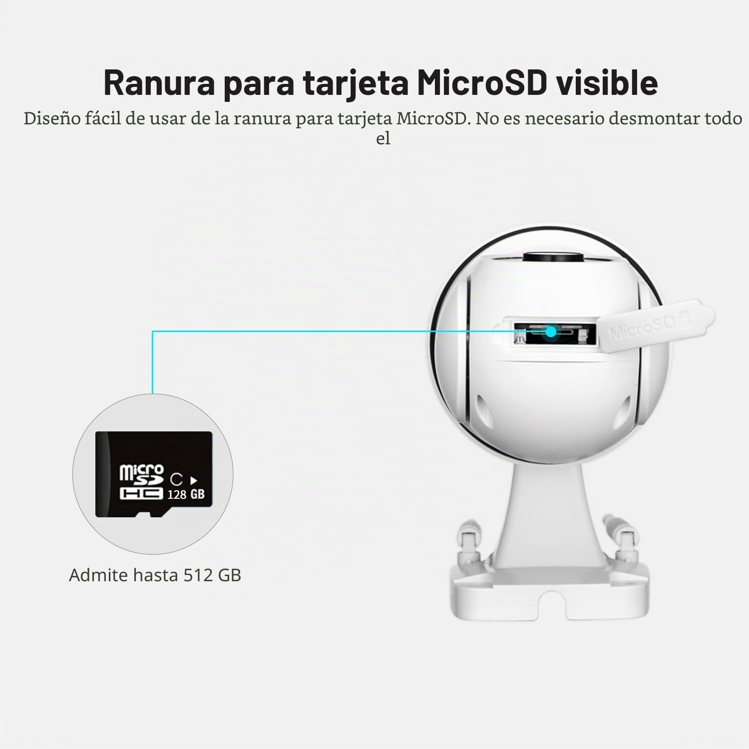 Cámara de vigilancia de Seguridad SriHome, 2MP WiFi PTZ IP Camera, Seguimiento de Movimiento automático,Visión Nocturna,IP66 Resistente al Agua,Audio 2Way