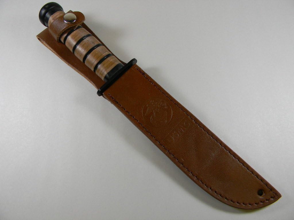 Knife USMC with Leather Scabbard. NORTHRIDGE INTERNATIONAL INC.