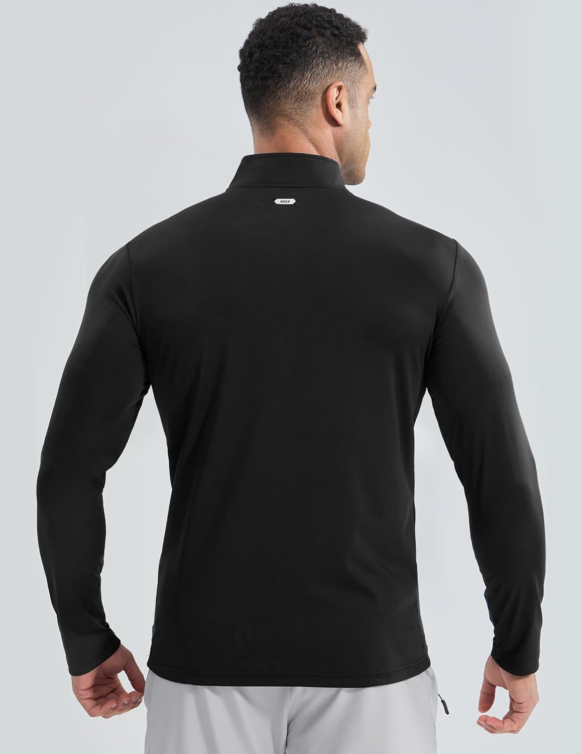 MIER Mens Quarter Zip Pullover Dry Fit Lightweight 1/4 Zip Long Sleeve Shirts for Athletic Running Golf Hiking, UPF 50+ - Image 7