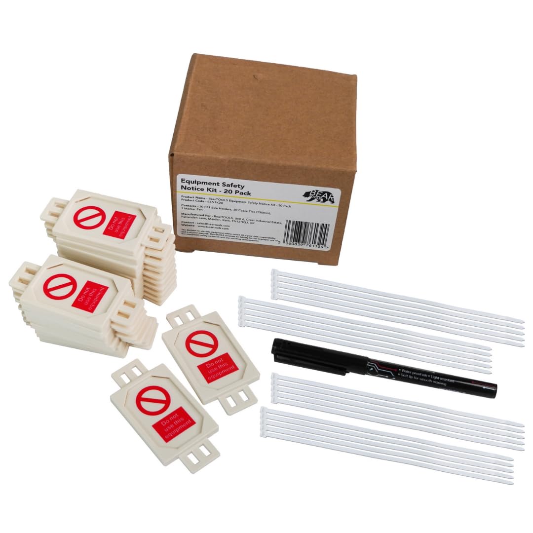 Kit d'avis de sécurité pour installations pour éviter l'utilisation de machines défectueuses - 8